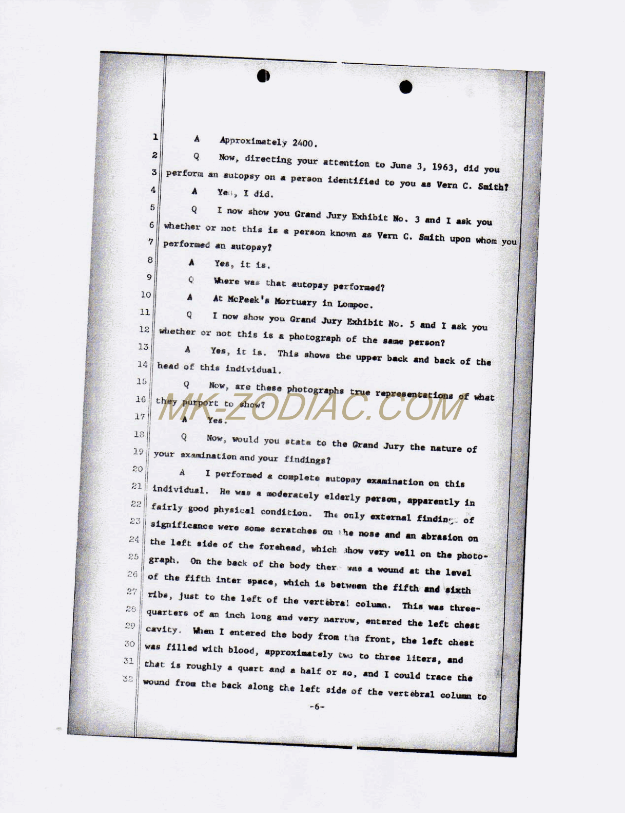 reporter&acute;s transcript - page 6