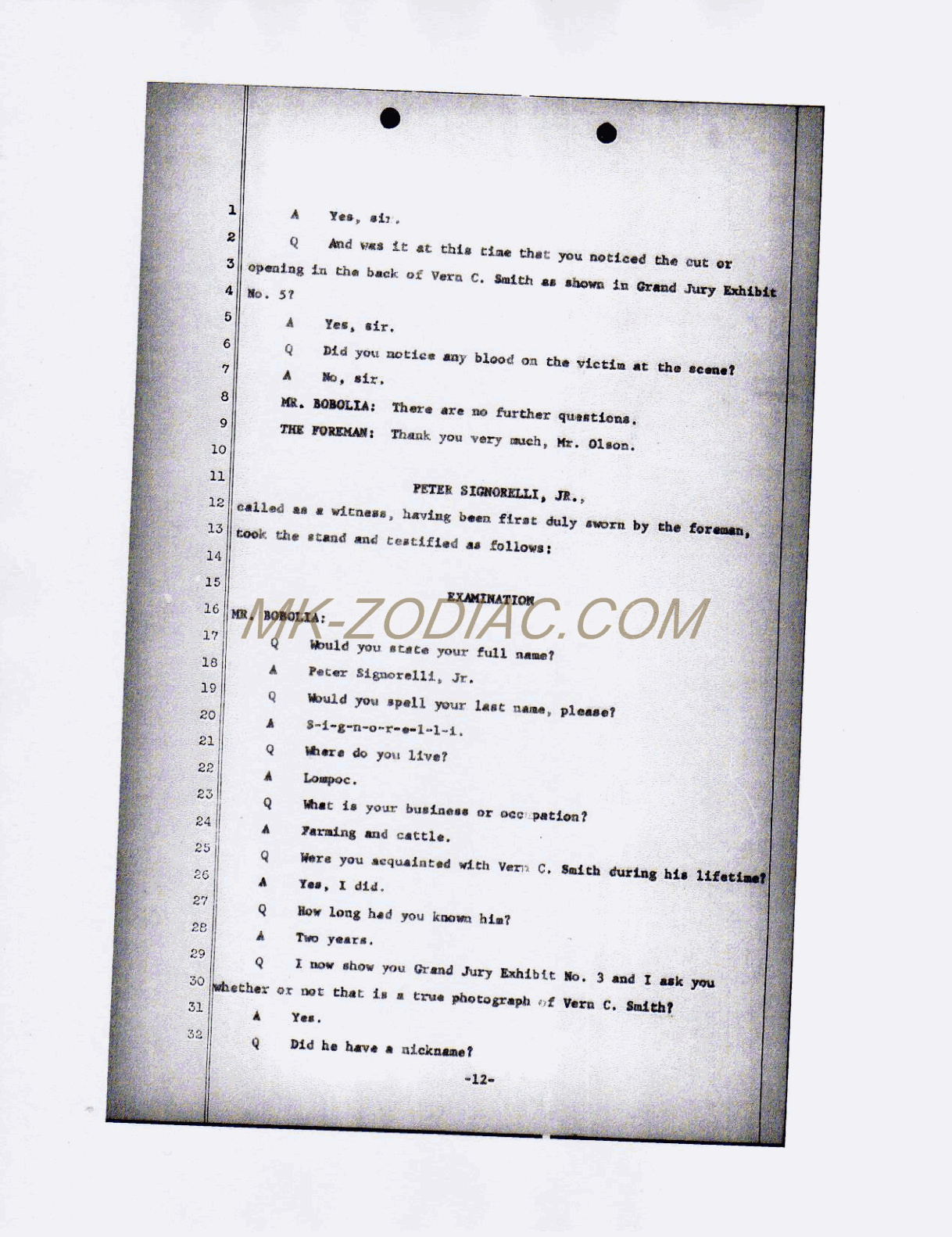 reporter&acute;s transcript - page 12