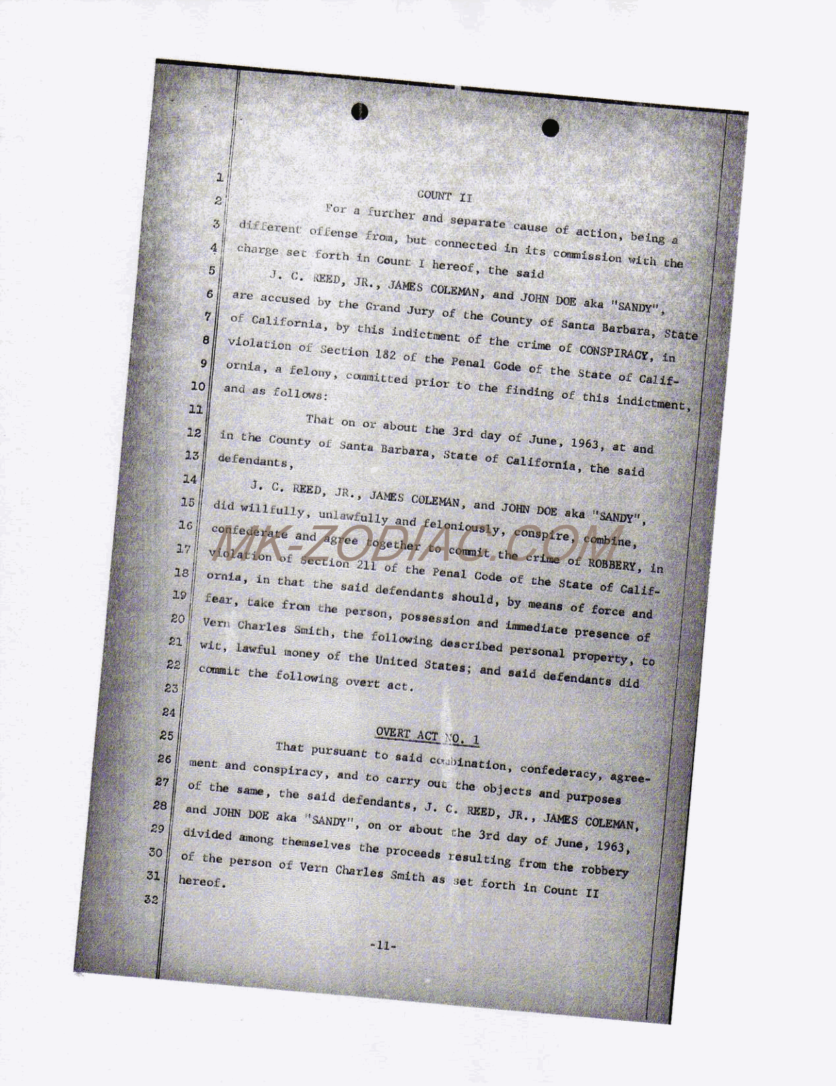 reporter&acute;s transcript for Reed - page 11
